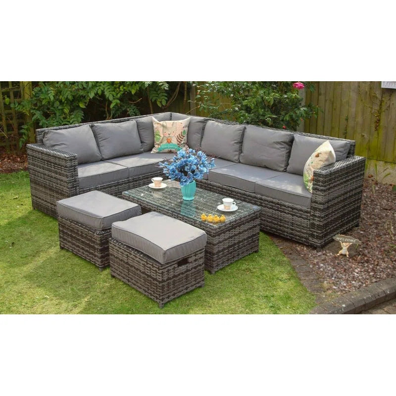 Ambrose 8 - Person Seating Group with Cushions