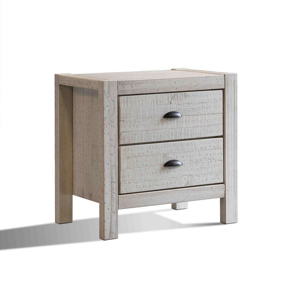 Montauk Solid Wood 2-drawer Nightstand