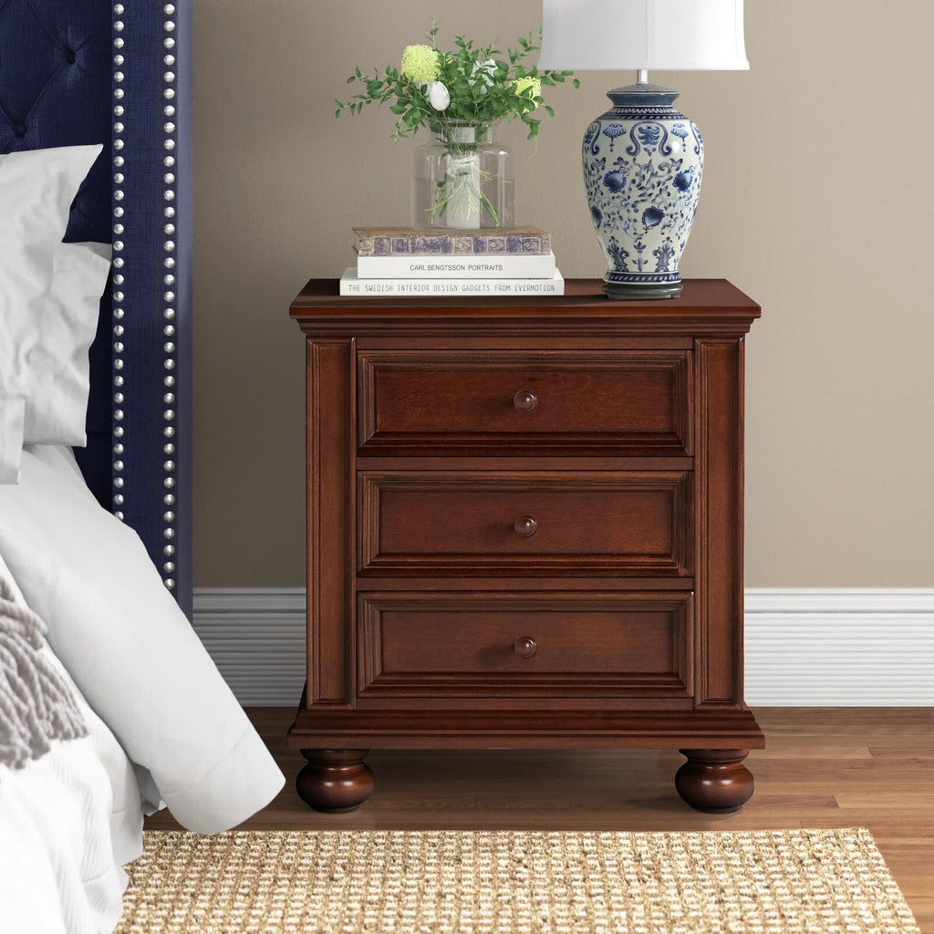 28'' Tall 3 - Drawer Nightstand Set of 2