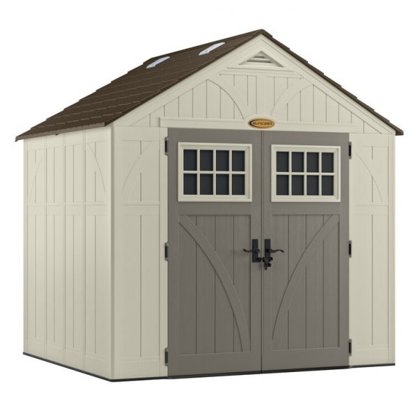 Tremont 8 feet wide x 7 feet deep resin storage shed