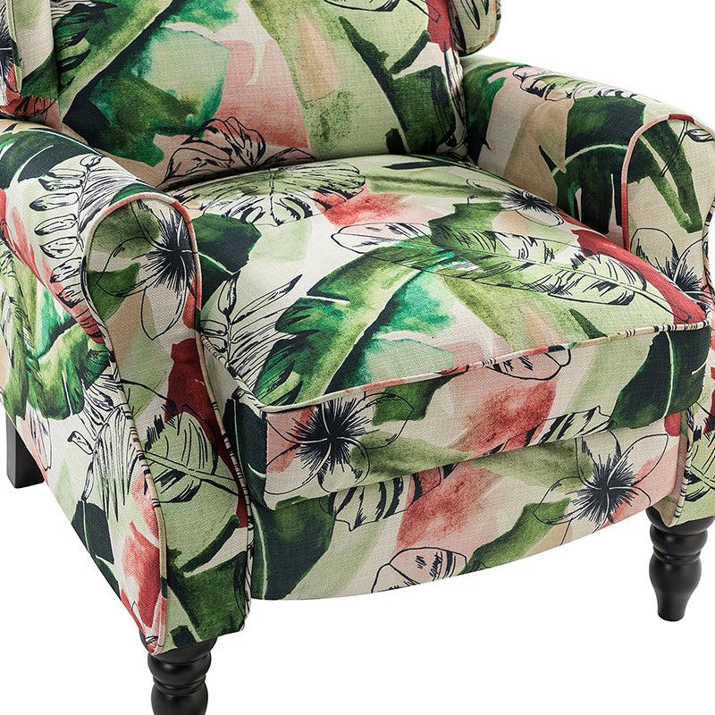Erdeni Upholstered Manual Wingback Recliner Chair