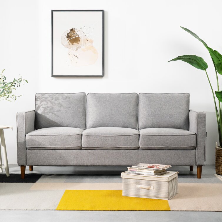 Hana 73 Square Arm Sofa