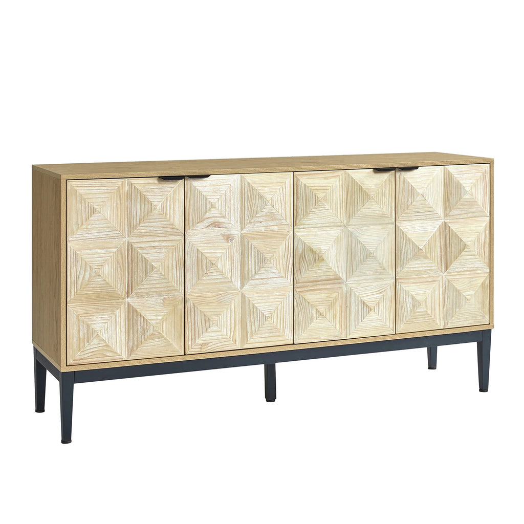 Kamu 60 Wide 4-Door Modern Style Sideboard