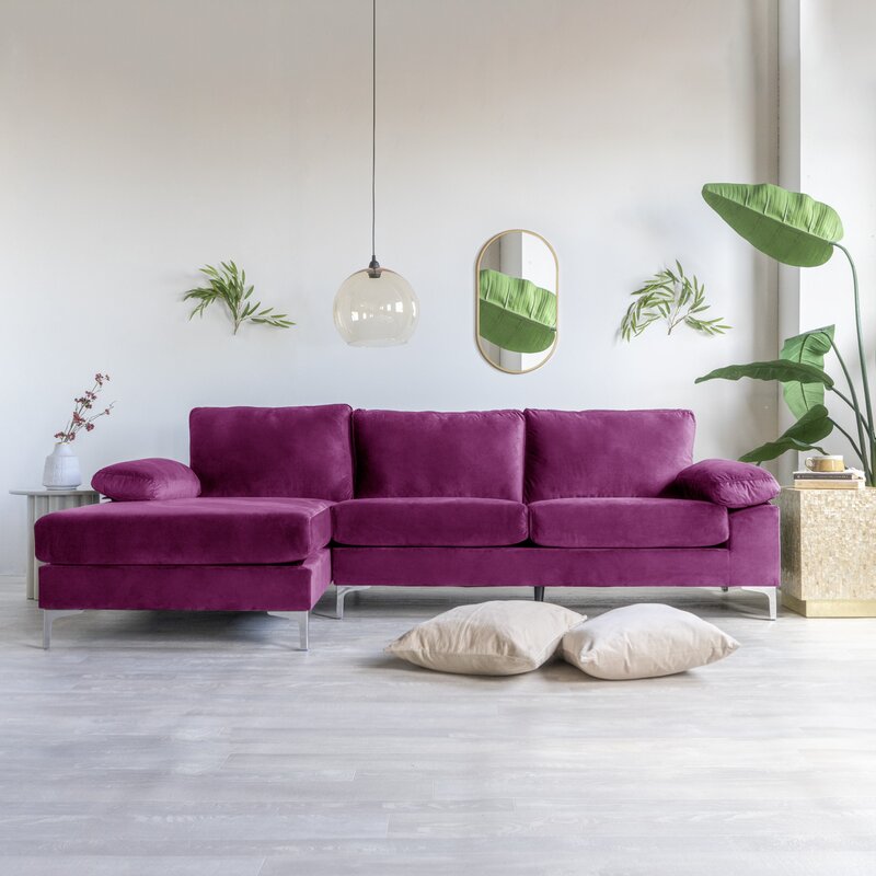 Orlowski 101′′ Wide Left Hand Facing Sofa & Chaise