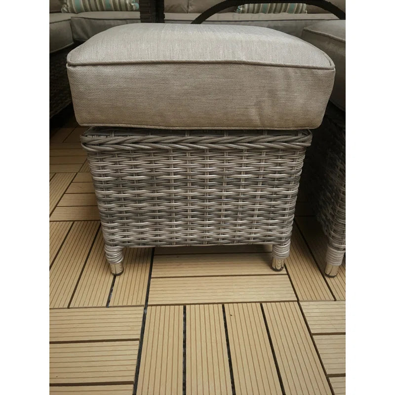 Auberta Wicker 9 - Person Garden Lounge Set