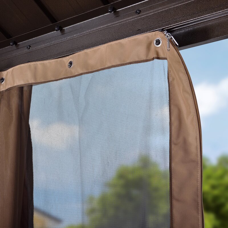 10 Ft. W x 12 Ft. D Aluminum Patio Gazebo