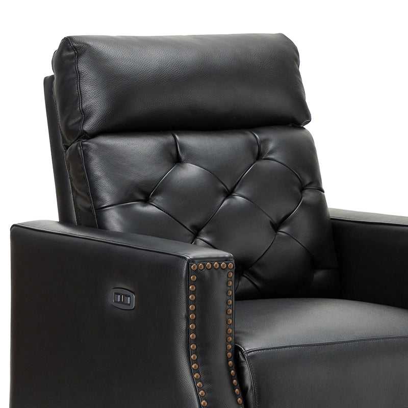 Carlota 31.5 Wide Genuine Leather Power Recliner