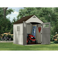 Cascade 7 ft. W x 7 ft. D Plastic Storage Shed