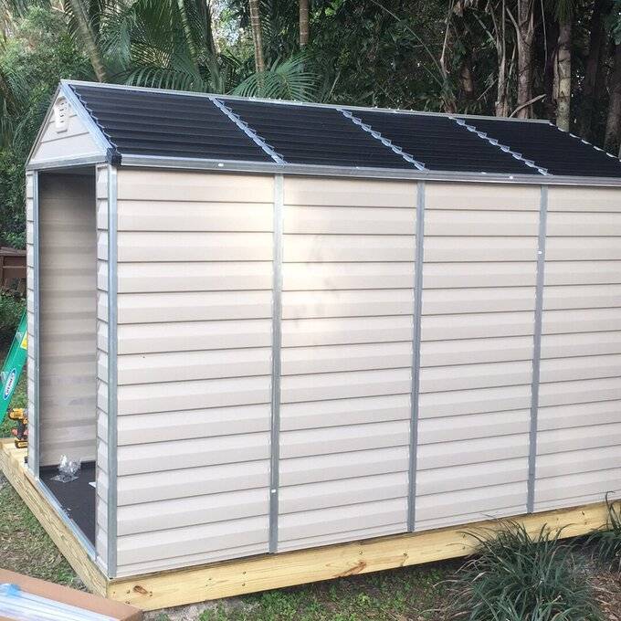 SkyLight 6 ft. W x 10 ft. D Plastic Storage Shed