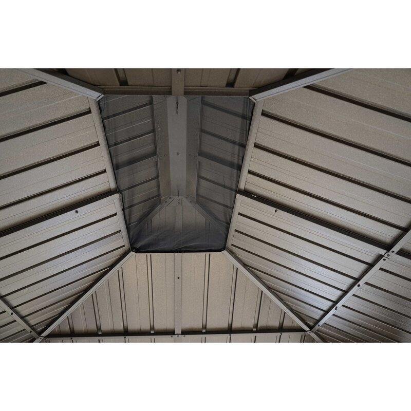 Dahlin Hardtop 12 Ft. W X 10 Ft. D Aluminum Patio Gazebo