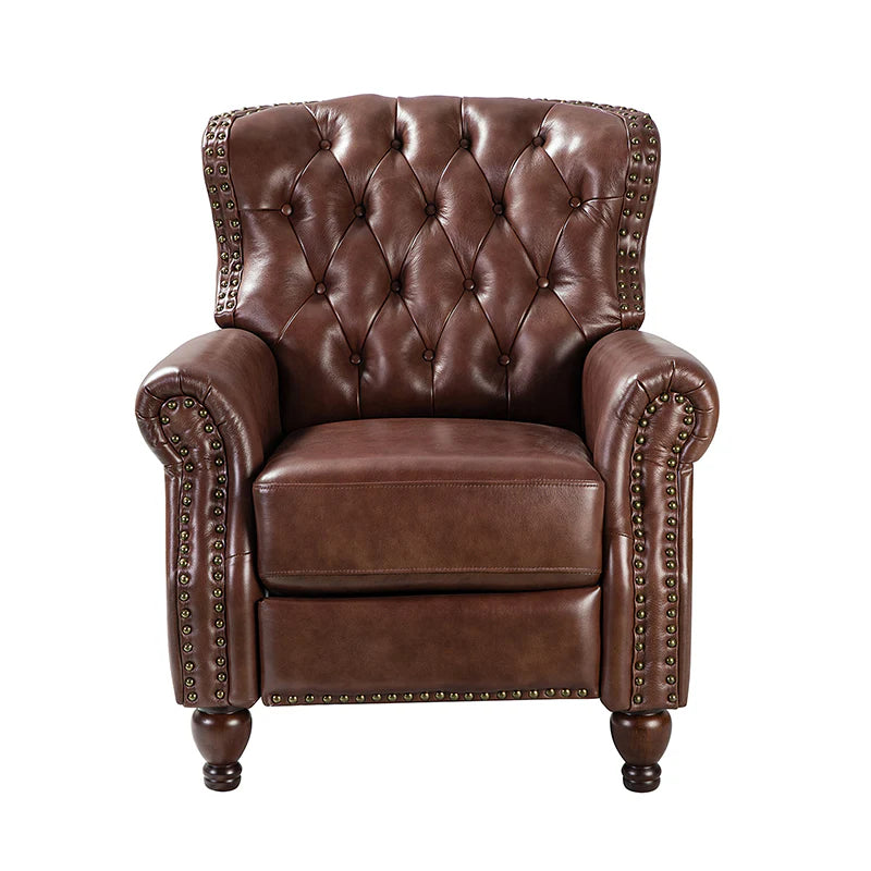 Gabrielle Genuine Leather Oversized Recliner