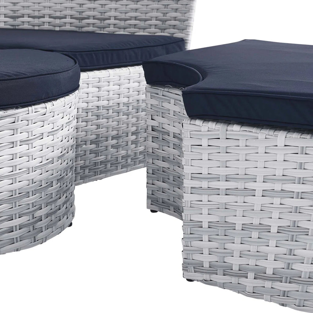 Modway Scottsdale Canopy Outdoor Patio Daybed