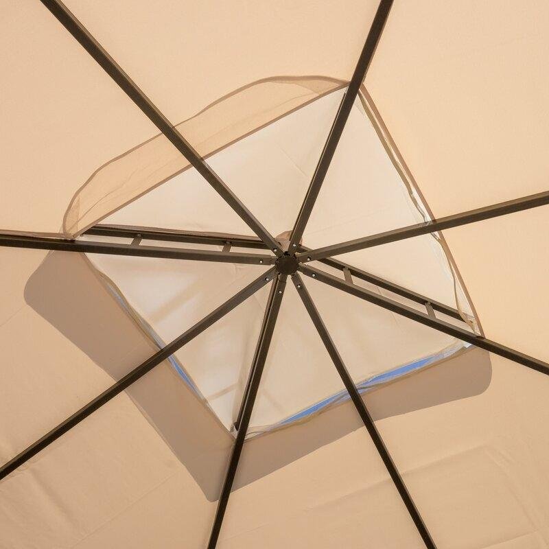 Franz 9.83 Ft. W X 9.83 Ft. D Metal Patio Gazebo