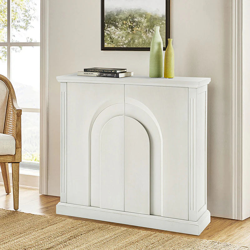 Lorenz 35 Tall 2 - Door Accent Cabinet With Adjustable Shelves