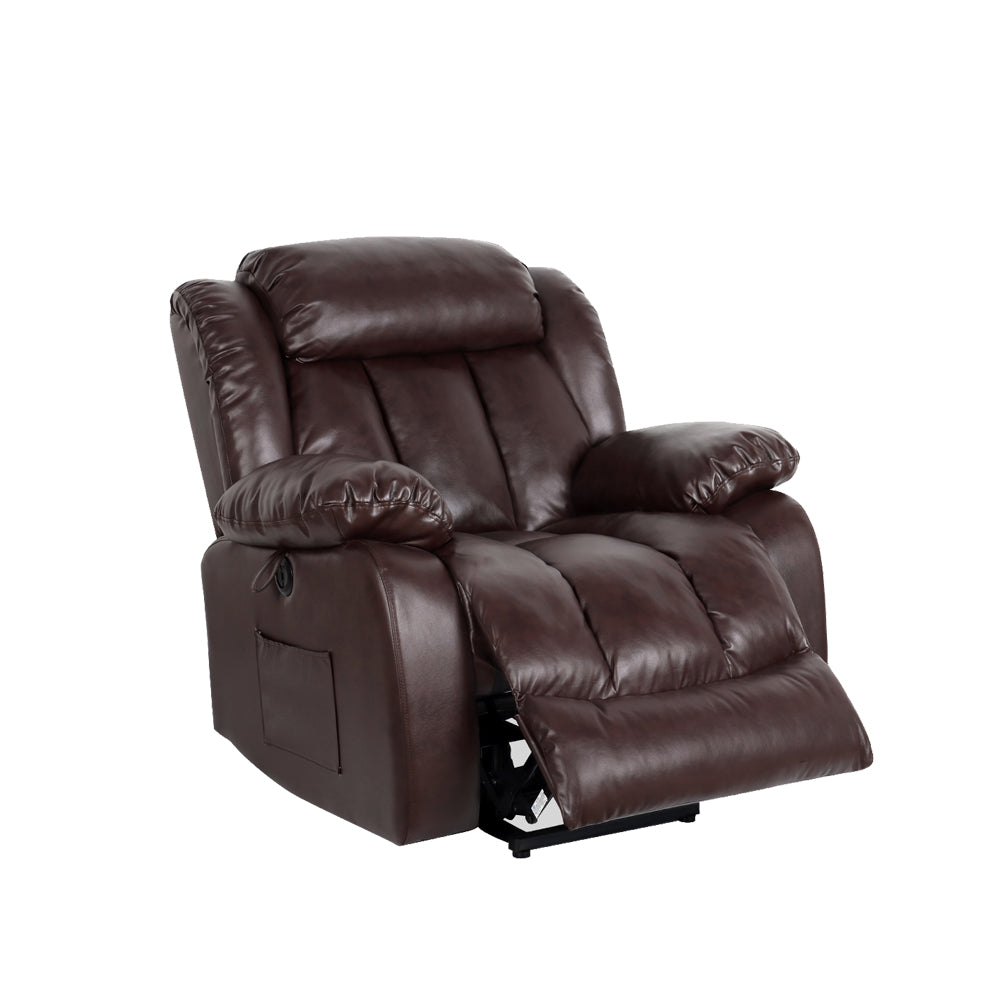 💥Clearance Sale🔥 Best MassageTheater Seating for Home| Power Electric Recliner Chair Movie Theater Seats with USB Port. Side Pocket