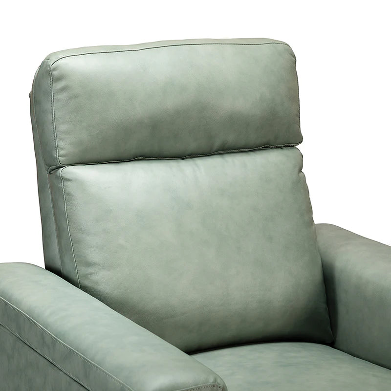 Lea 36.02 Wide Genuine Leather Power Recliner