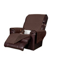 FurHaven Waterproof Non-Skid Back Furniture Protector. Dark Brown. Recliner