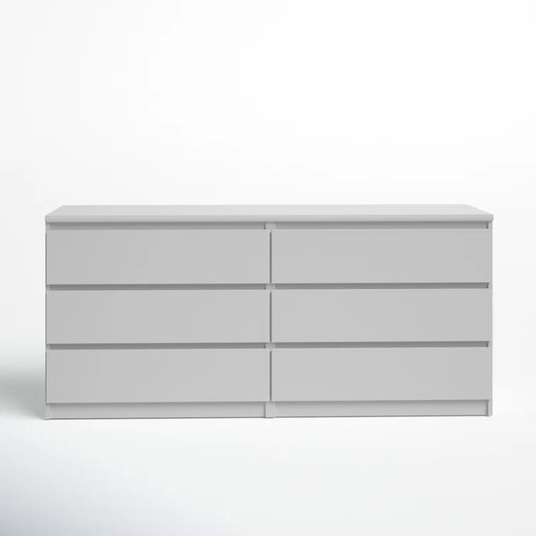 Jada 6 Drawer 60.5 W Double Dresser