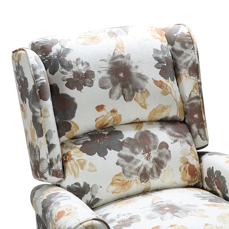 Erdeni Upholstered Manual Wingback Recliner Chair