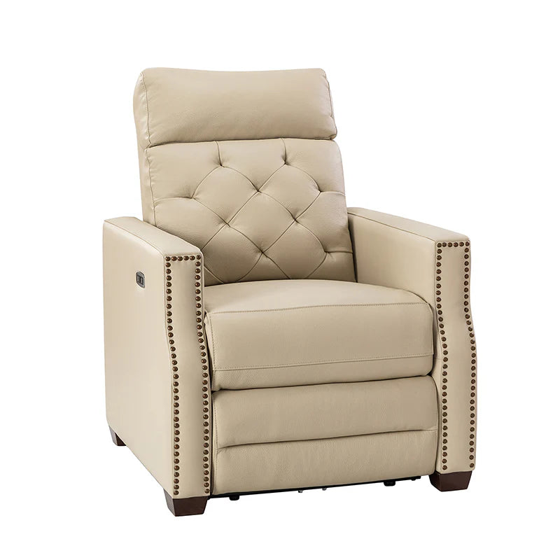Carlota 31.5 Wide Genuine Leather Power Recliner