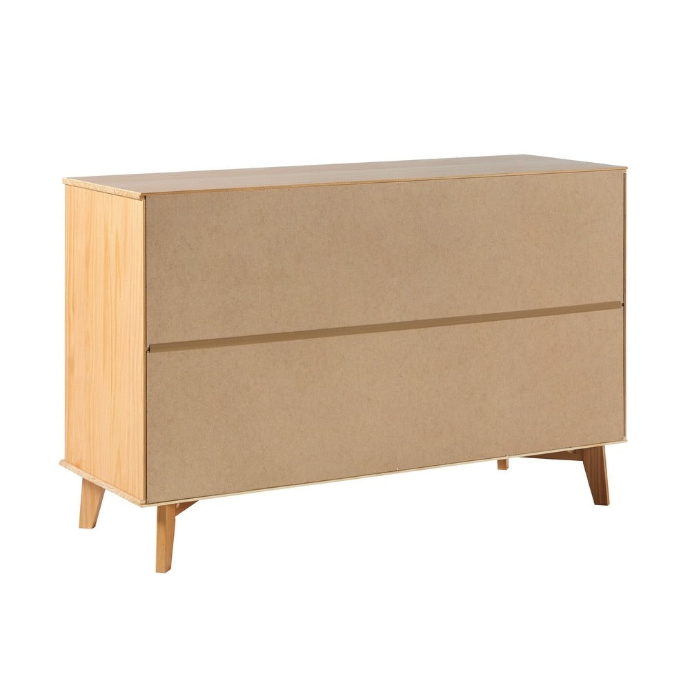 Middlebrook Gammelstaden Mid-Century Solid Wood 6-Drawer Dresser