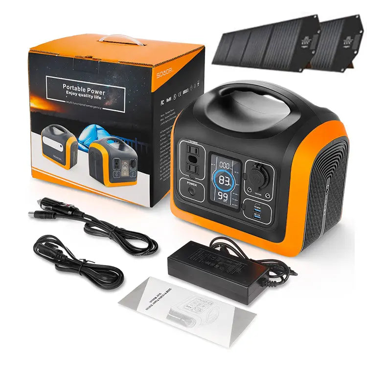 600W Portable Solar Power Station With Solar Panel 2