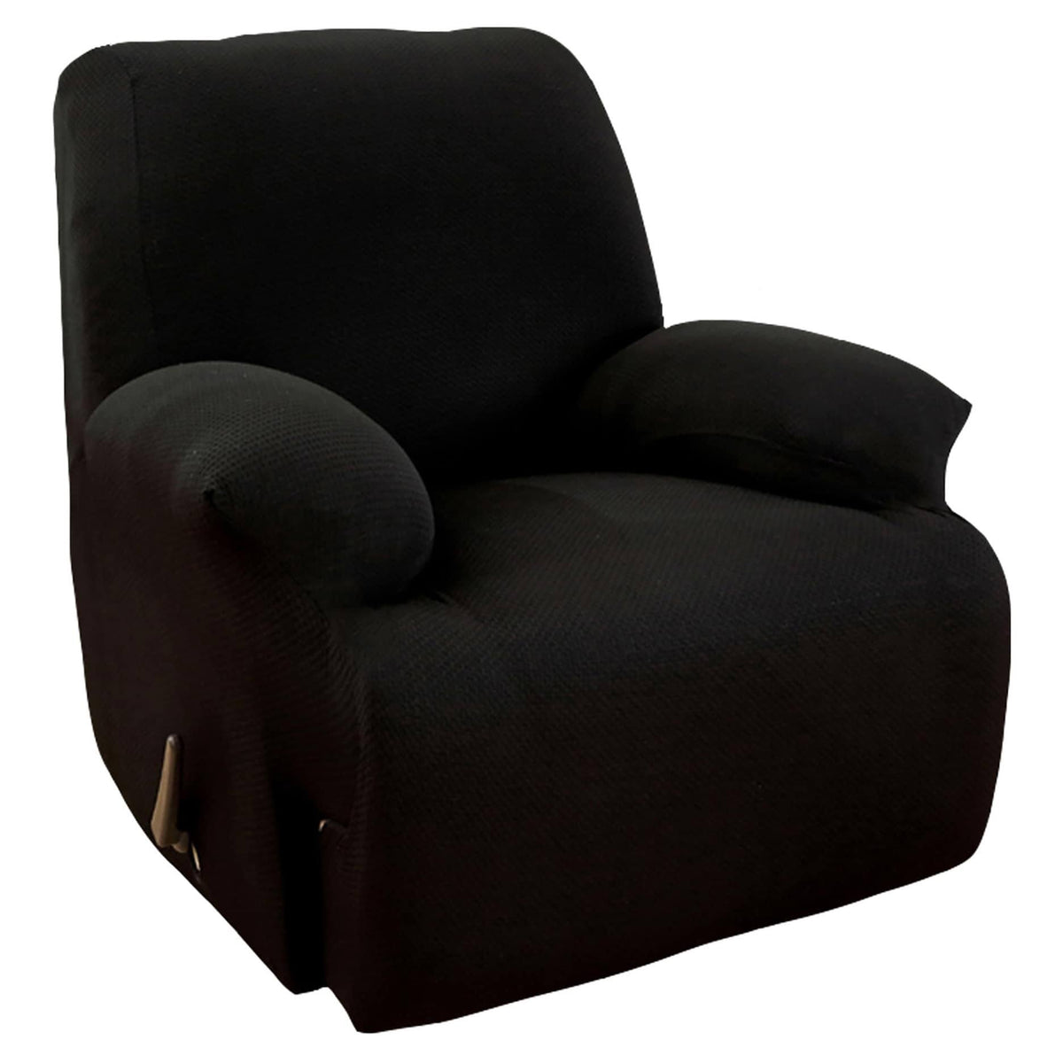 1 Piece Stretch Recliner Slipcover Stretch Fit Lazy Boy Recliner Cover - Black