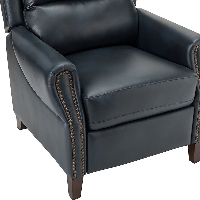 Rosaura 32.68 Wide Genuine Leather Manual Recliner