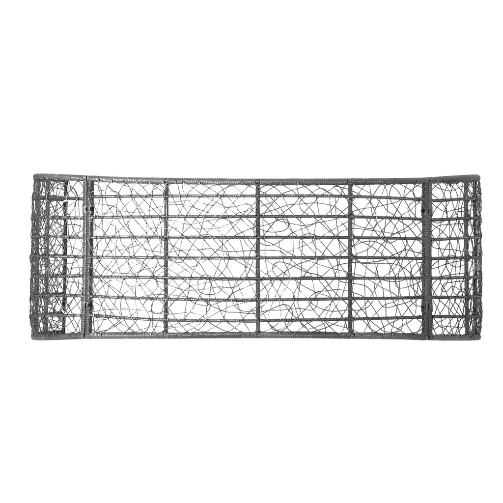Lavina 91.26'' Aluminium.Wicker Outdoor Patio Daybed