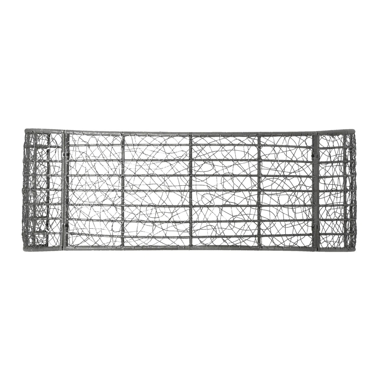 Lavina 91.26'' Aluminium.Wicker Outdoor Patio Daybed