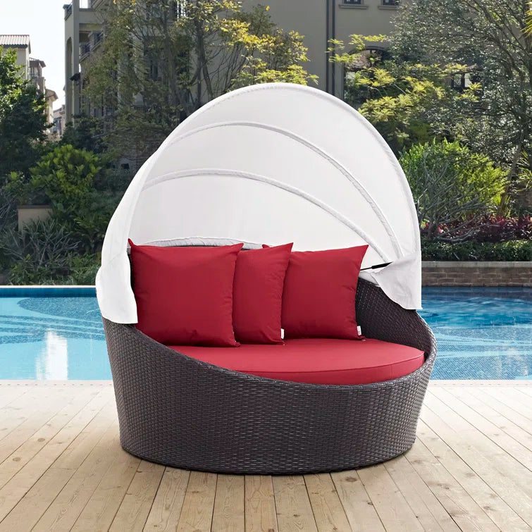 Modway Siesta Canopy Outdoor Patio Daybed