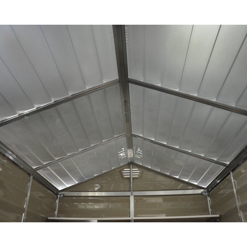 SkyLight? 7 ft. 5 in. W x 17 ft. 3 in. D Plastic Storage Shed