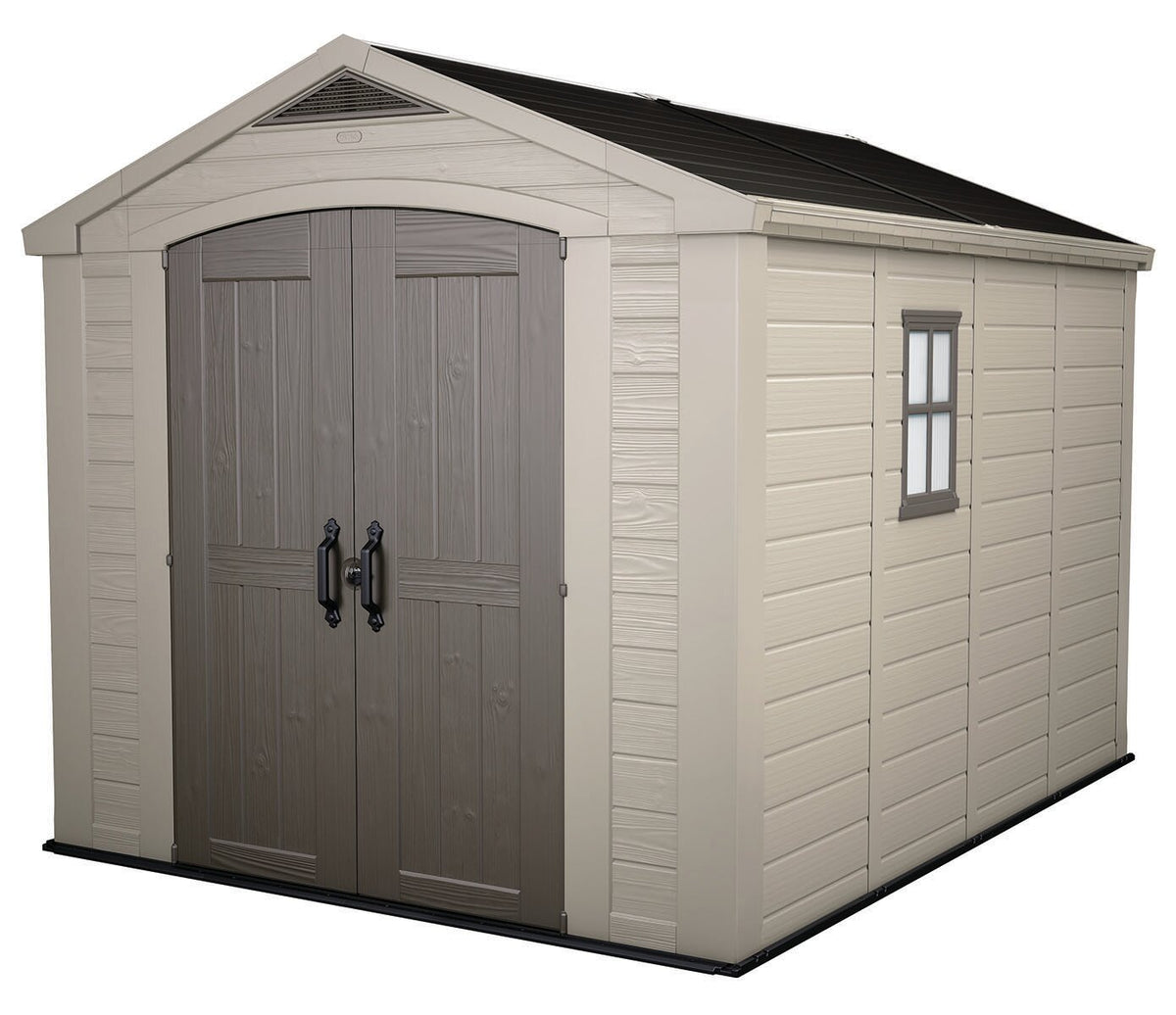 Factor 8 ft. W x 11 ft. D Resin Storage Shed
