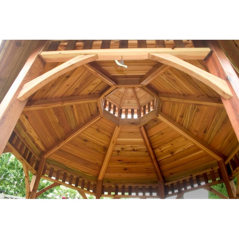 Bayside 10 Ft. W x 10 Ft. D Cedar Patio Gazebo