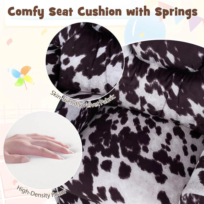 Kids Recliner Chair with Cup Holder & Side Pocket. Adjustable Toddler Lounge Sofa. Ergonomic Children Armchairs for Boys Girls Age 3+. 150lbs