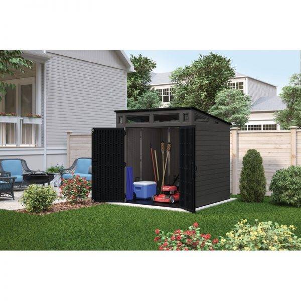 7 ft. W x 7 ft. D Plastic Storage Shed
