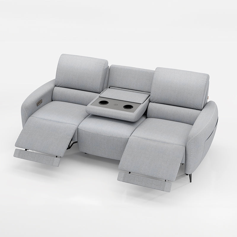 AeroStretch 3 Seater Power Zero Wall Recliner Sofa with Drop Down Table Tray
