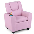 Kids Recliner Chair with Cup Holder & Side Pocket. Adjustable Toddler Lounge Sofa. Ergonomic Children Armchairs for Boys Girls Age 3+. 150lbs