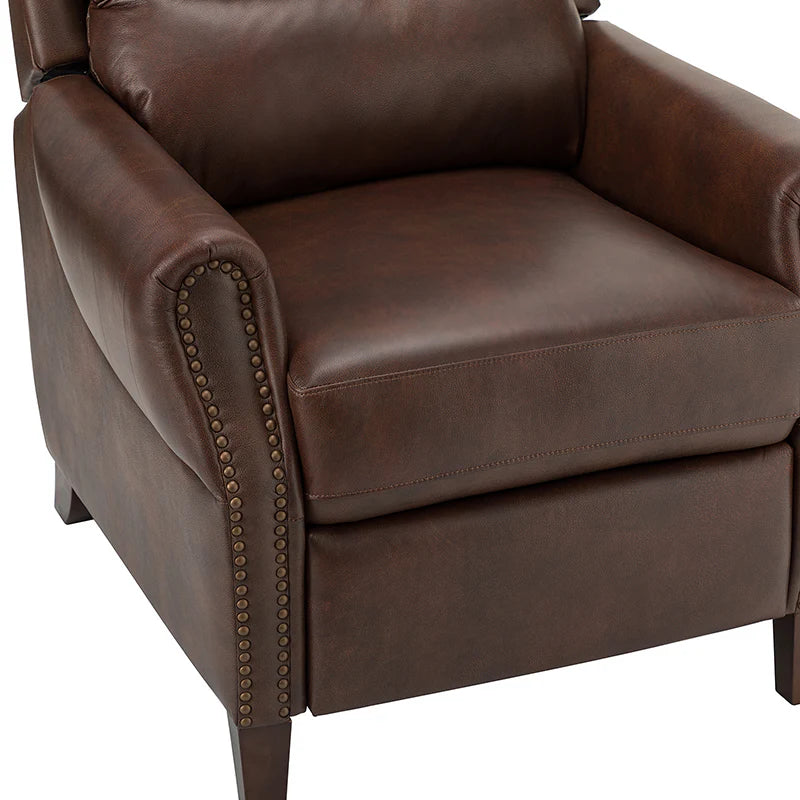 Rosaura 32.68 Wide Genuine Leather Manual Recliner