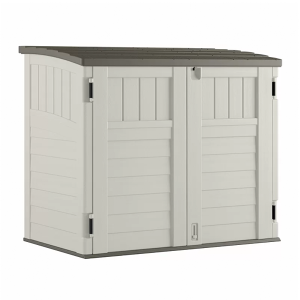 Outdoor 4 ft. 5 in. W x 2 ft. 9 in. D Horizontal Storage Shed