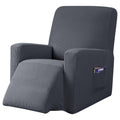 Subrtex Recliner Slipcover with Pockets Stretch Furniture Chair Cover. Gray