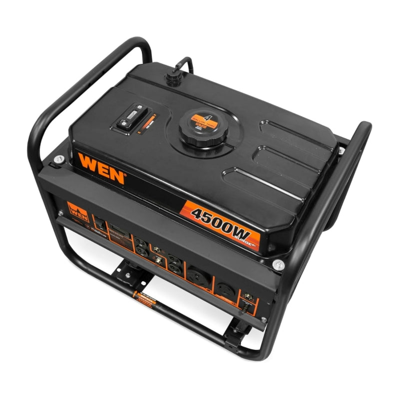 WEN GN4500 4500-Watt 212cc Transfer Switch and RV-Ready Portable Generator. CARB Compliant. Orange/Black
