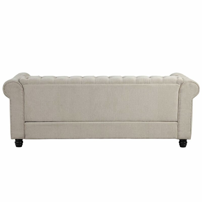 Gilles 82 Rolled Arm Chesterfield Sofa