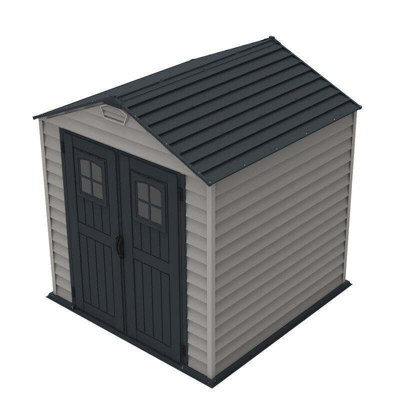 Storemax Plus 6 ft. 10 in. W x 6 ft. 9 in. D Plastic Storage Shed