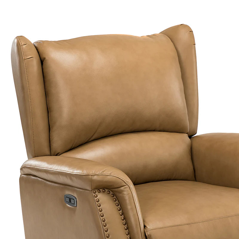 Flora Genuine Leather Power Recliner