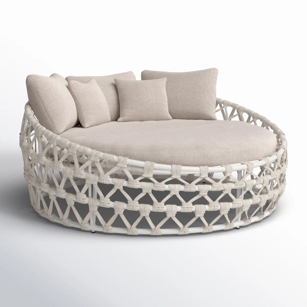 68'' Powder Coated Aluminum Outdoor Patio Daybed