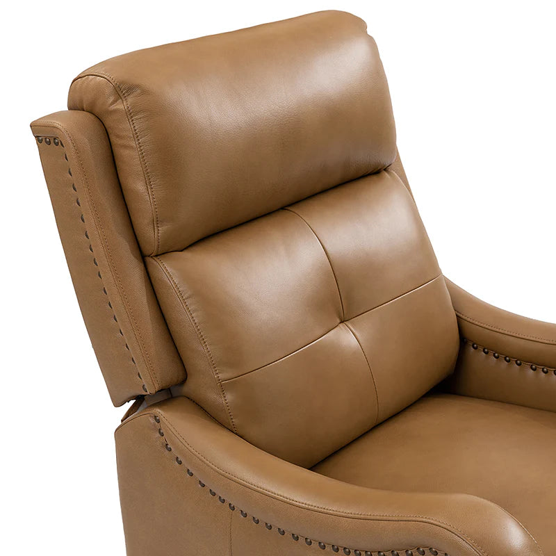 Amelia Genuine Leather Swivel Rocker Recliner