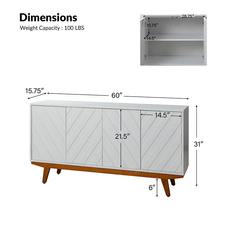 Jeremias 60 Wide Sideboard