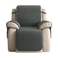 Subrtex Reversible Recliner Chair Cover Washable Furniture Protector(Large.Gray)