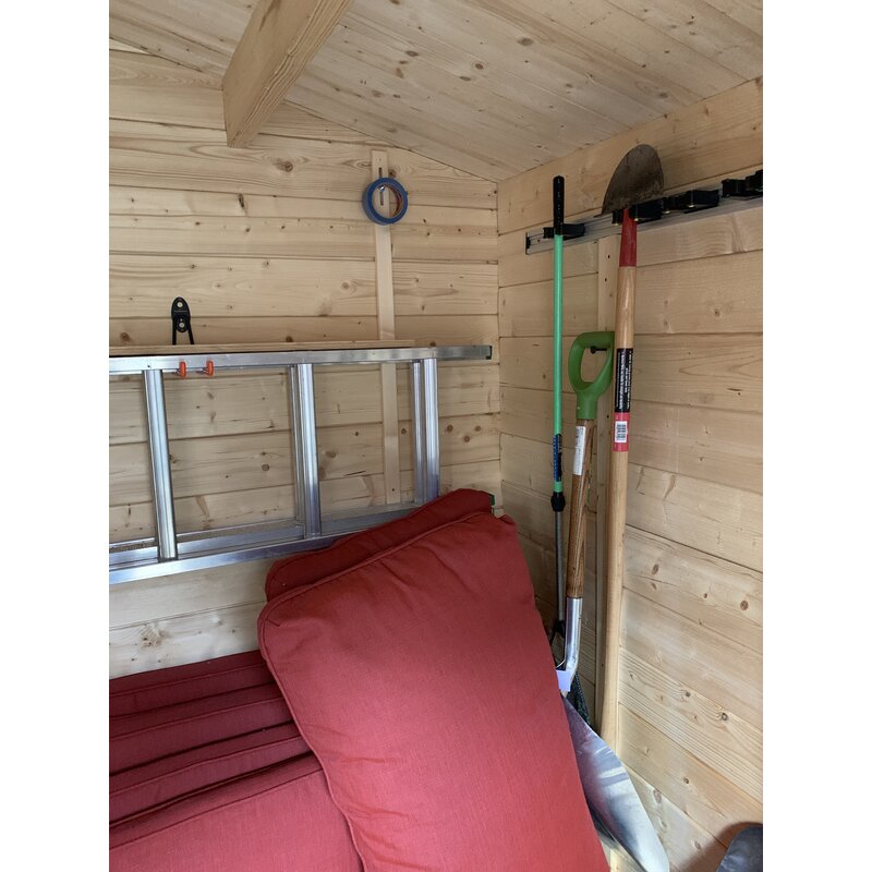 Shiba 8 ft. W x 8 ft. D Solid Wood Storage Shed